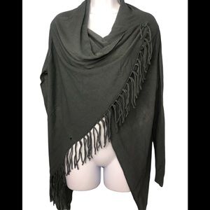 Lovestitch cross front button cardigan